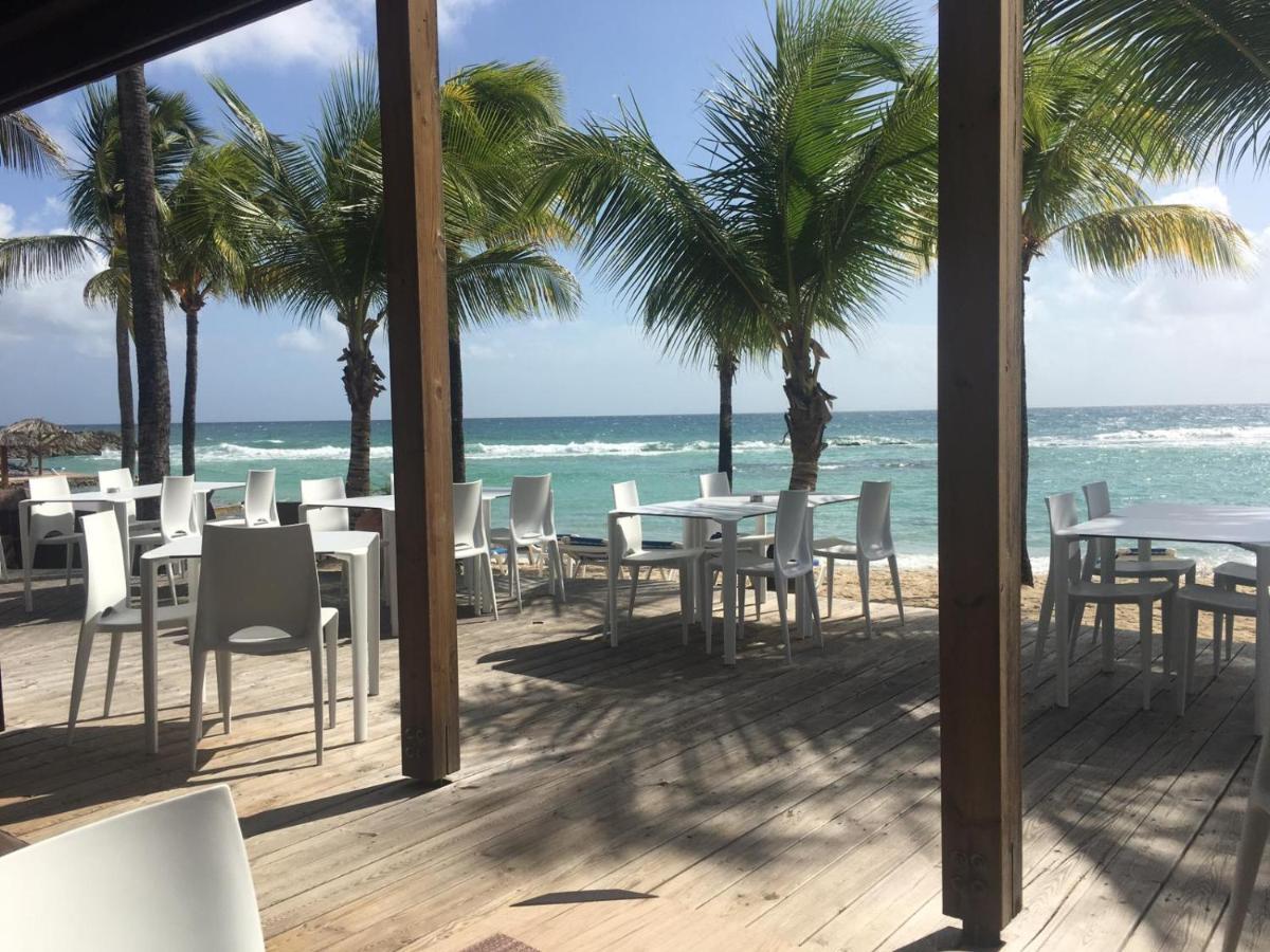 Studio Vue Mer Piscine Plage Kaz Punch Manganao Chez Julie Saint-Francois  Ngoại thất bức ảnh