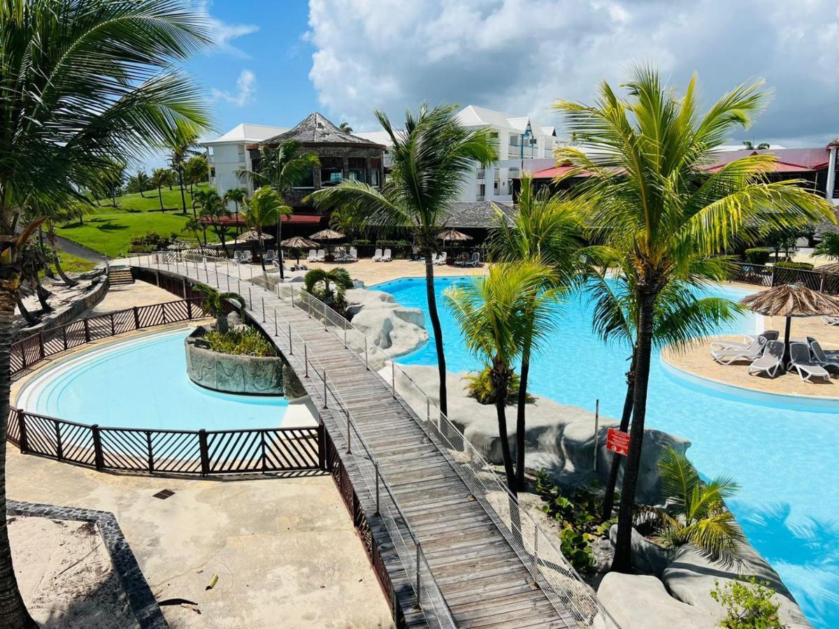 Studio Vue Mer Piscine Plage Kaz Punch Manganao Chez Julie Saint-Francois  Ngoại thất bức ảnh