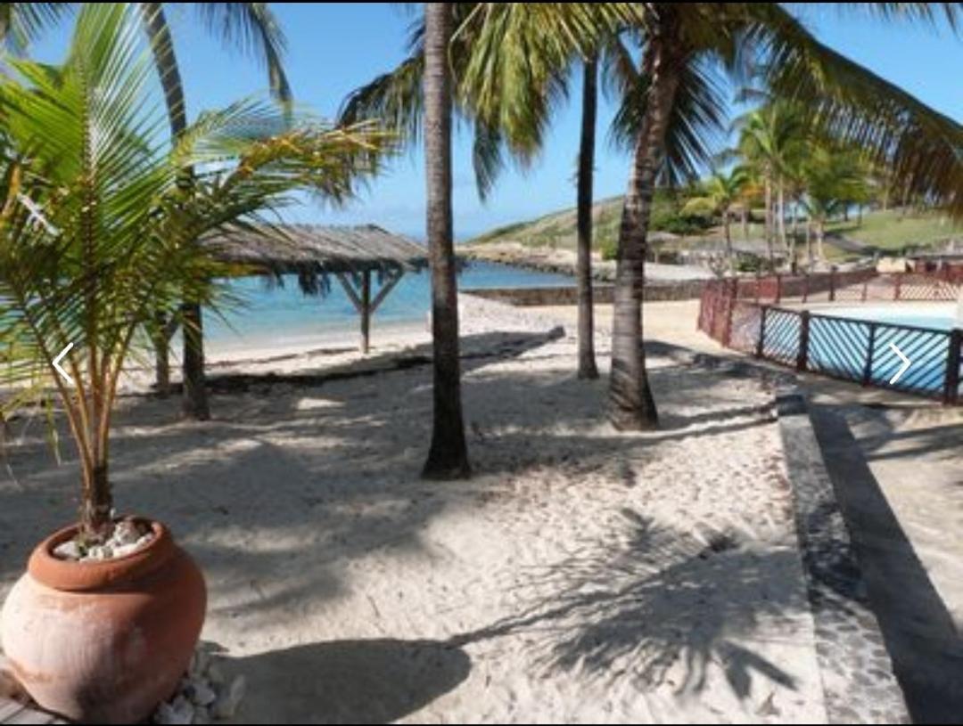 Studio Vue Mer Piscine Plage Kaz Punch Manganao Chez Julie Saint-Francois  Ngoại thất bức ảnh